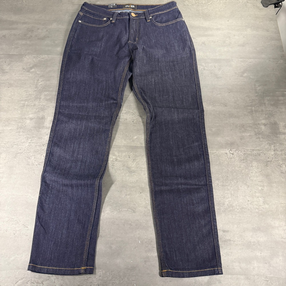 DU/ER Jeans Mens 32 Performance Denim Slim Heritage Royal MFLS3002 NEW $140